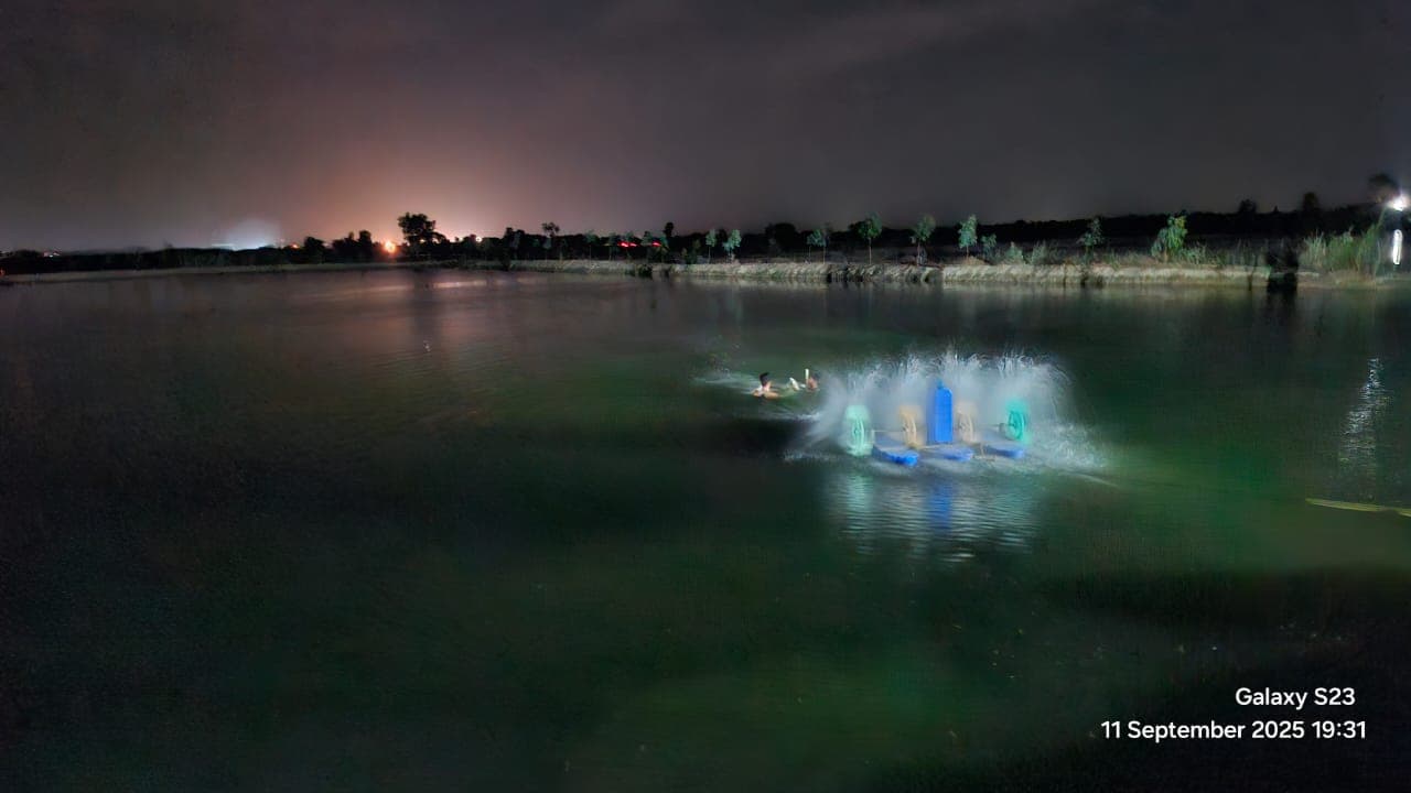 An overhead shot of various modern farming techniques.